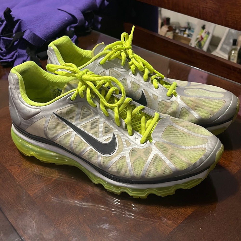 Nike Air Max 2011 silver/neon yellow